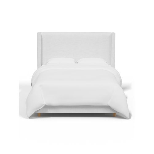 Red from Scalamandre Crafted by Cloth & Company Hudson Bed in Solids